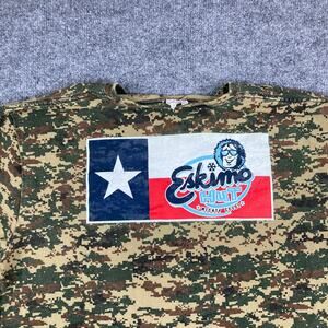 Eskimo Hunt T-Shirt Mens XL Digital Camo Short Sleeve Graphic Logo